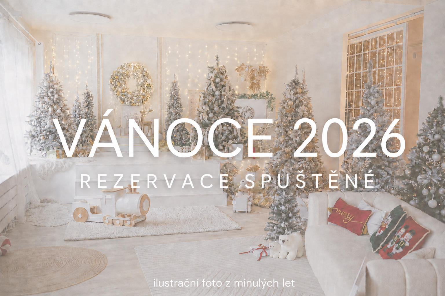 Vánoční focení 2026 Praha - foto studio ateliér Rezervace vánočního foto ateliéru Light Studio 2026